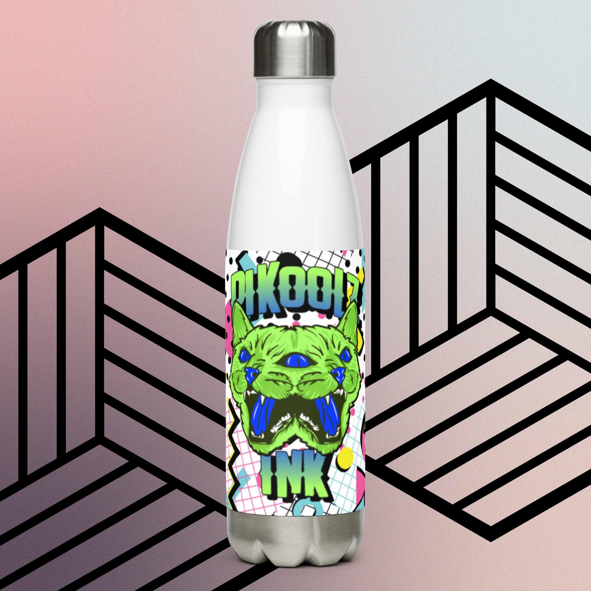 Trippin Kitty Stainless steel water bottle