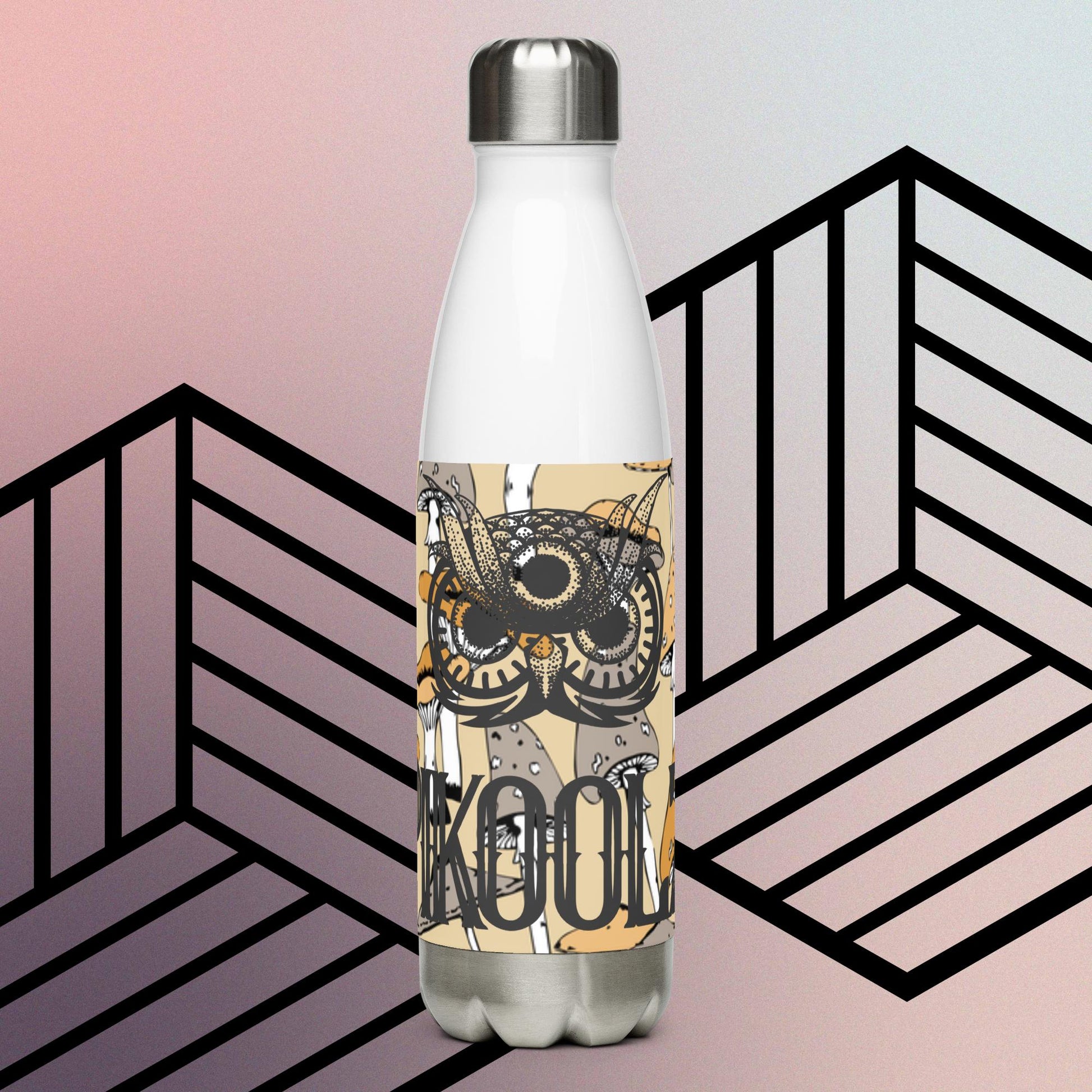 Third Eye Owl Stainless steel water bottle