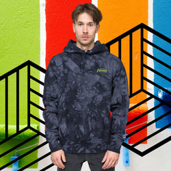 Collection of Pikoolz Unisex Champion tie-dye hoodie in a gallery layout