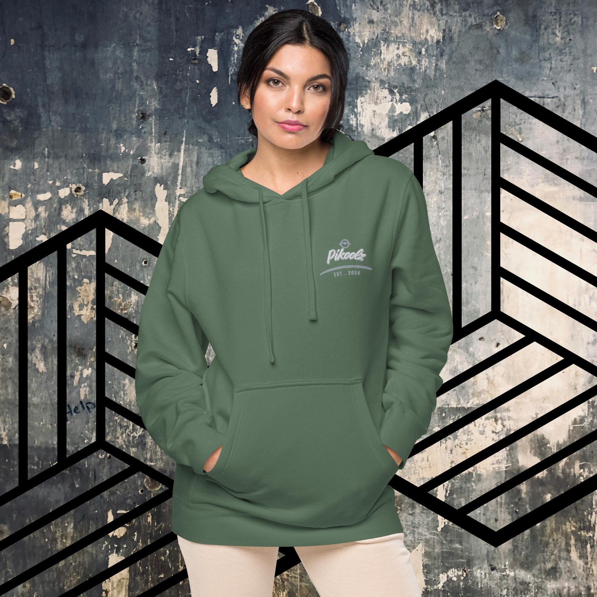 Pikoolz Unisex pigment-dyed hoodie