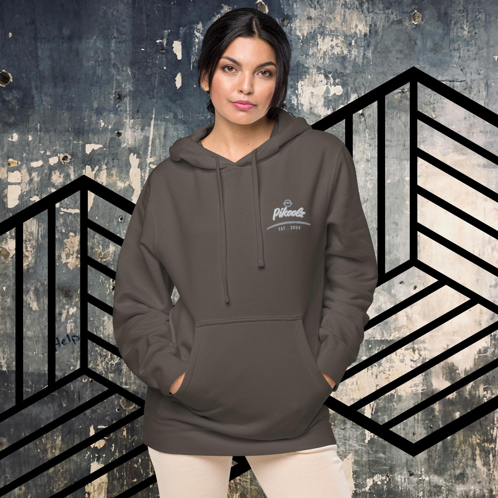 Pikoolz Unisex pigment-dyed hoodie