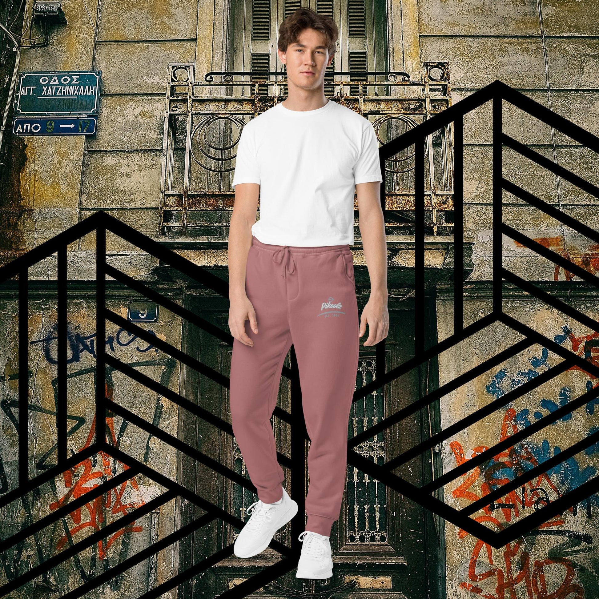 Pikoolz Unisex pigment-dyed sweatpants