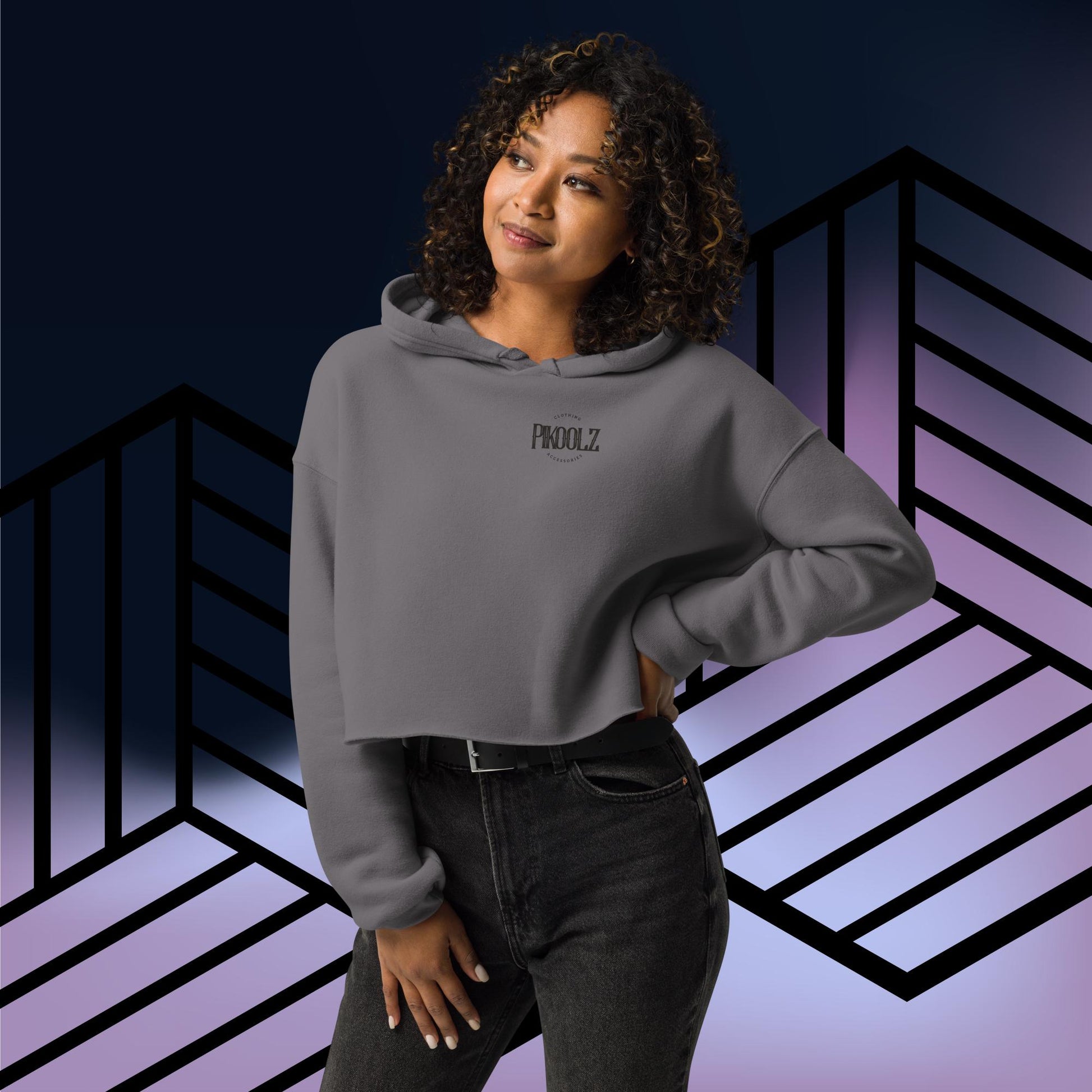 Pikoolz Crop Hoodie