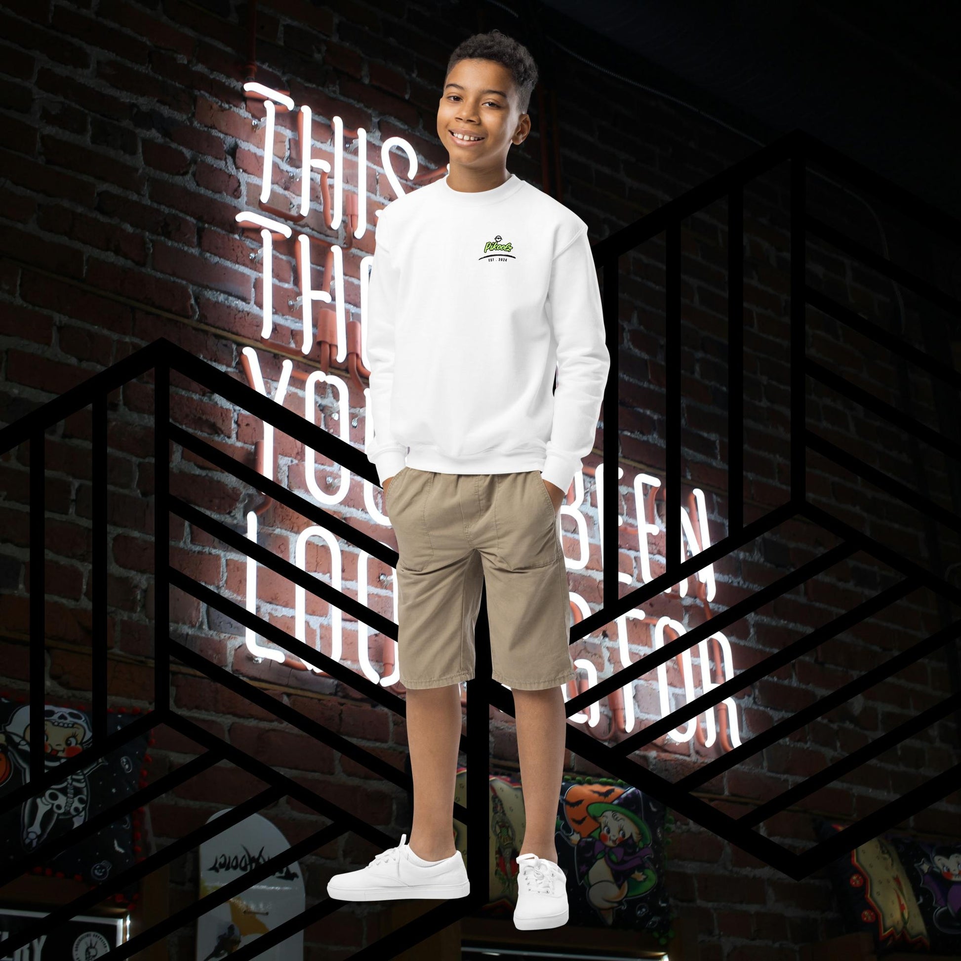 Pikoolz Youth crewneck sweatshirt